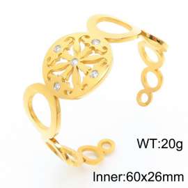 Stainless Steel Gold-plating Bangle