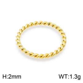 Stainless Steel Gold-plating Ring