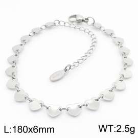 Fashion Jewelry Love Heart Bracelets Stainless Steel Bracelets Gift For Couples