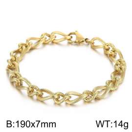 Stainless Steel Gold-plating Bracelet
