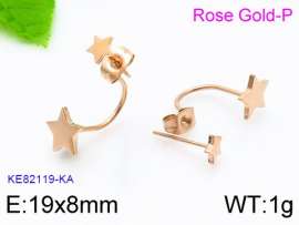 SS Rose Gold-Plating Earring