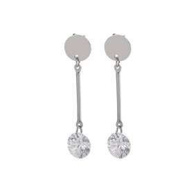 Stainless Steel Stone&Crystal Earring