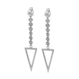 Stainless Steel Stone&Crystal Earring