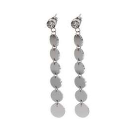 Stainless Steel Stone&Crystal Earring