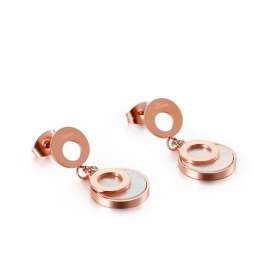 SS Rose Gold-Plating Earring