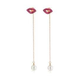 Stainless Steel Stone&Crystal Earring