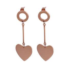 SS Rose Gold-Plating Earring