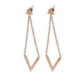 SS Rose Gold-Plating Earring