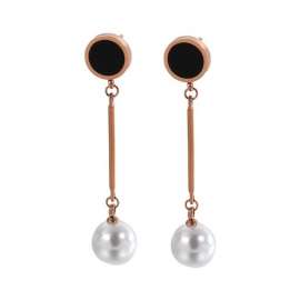 SS Rose Gold-Plating Earring