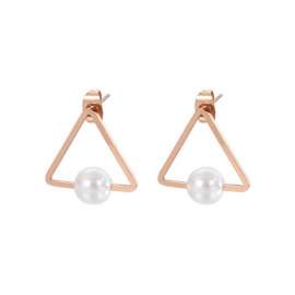 SS Rose Gold-Plating Earring