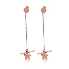 SS Rose Gold-Plating Earring