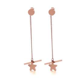 SS Rose Gold-Plating Earring