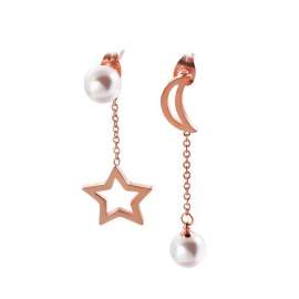 SS Rose Gold-Plating Earring