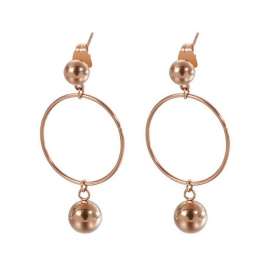 SS Rose Gold-Plating Earring