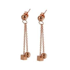 SS Rose Gold-Plating Earring