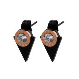 Stainless Steel Stone&Crystal Earring