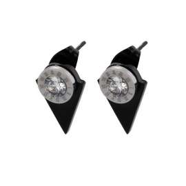 Stainless Steel Stone&Crystal Earring