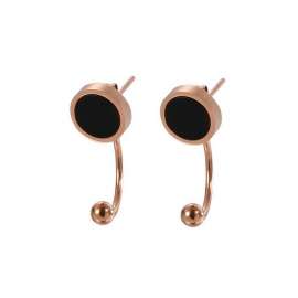 SS Rose Gold-Plating Earring