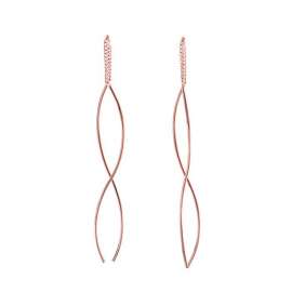 SS Rose Gold-Plating Earring