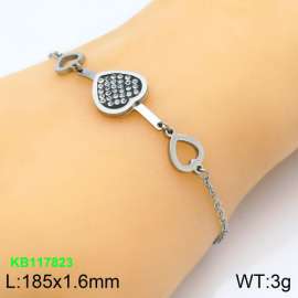 Stainless Steel Stone Bracelet