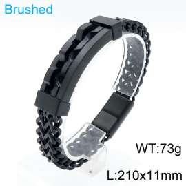 Stainless Steel Black-plating Bracelet