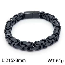 Stainless Steel Black-plating Bracelet