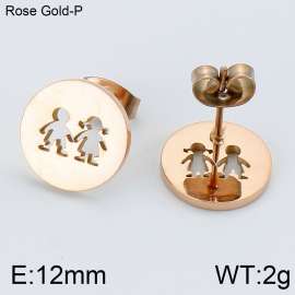 SS Rose Gold-Plating Earring