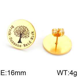 SS Gold-Plating Earring