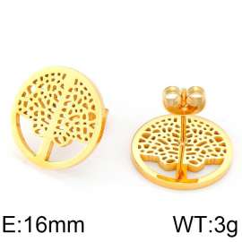 SS Gold-Plating Earring