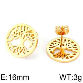 SS Gold-Plating Earring