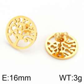 SS Gold-Plating Earring