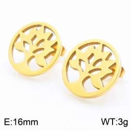 SS Gold-Plating Earring