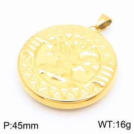 Stainless Steel Gold-plating Pendant