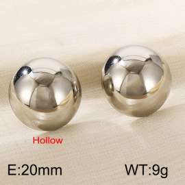 Stainless steel hollow earrings