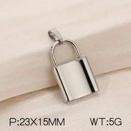 Stainless steel lock head pendant