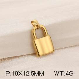 Stainless steel lock head pendant