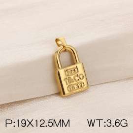 Stainless steel lock head pendant