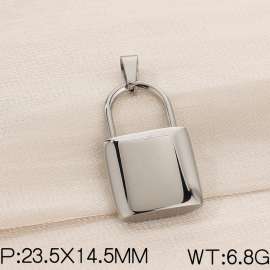 Stainless steel lock head pendant