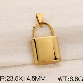 Stainless steel lock head pendant