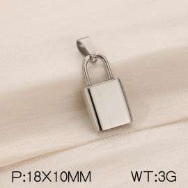 Stainless steel lock head pendant