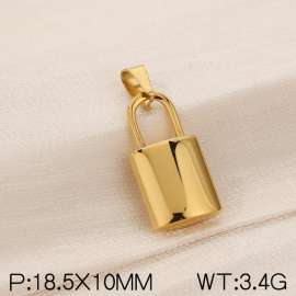 Stainless steel lock head pendant