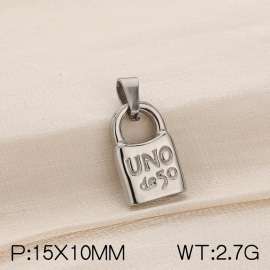 Stainless steel lock head pendant