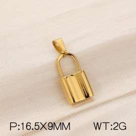 Stainless steel lock head pendant