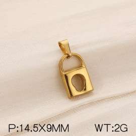 Stainless steel lock head pendant