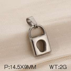 Stainless steel lock head pendant