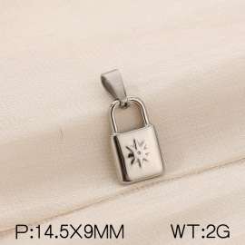 Stainless steel lock head pendant