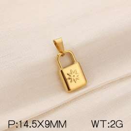 Stainless steel lock head pendant