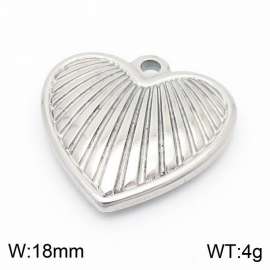 Stainless steel heart-shaped DIY accessories
