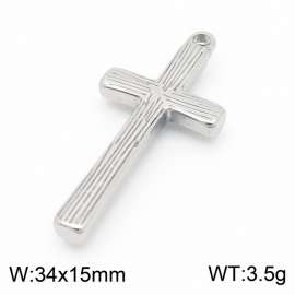 Titanium steel cross DIY pendant