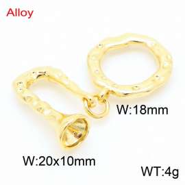 Alloy jewelry buckle DIY semi-finished accessories